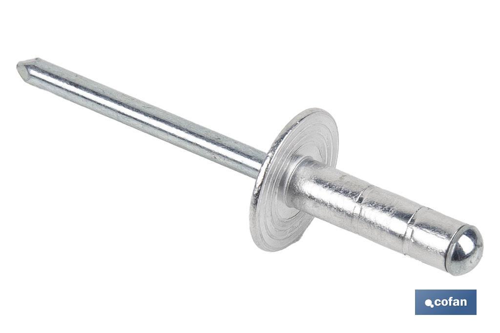REMACHE ALA ANCHA MULTIGRIP 4,8 X 10 MM 4 REMACHE ALA ANCHA MULTIGRIP 4,8 X 10 MM - Imagen 4