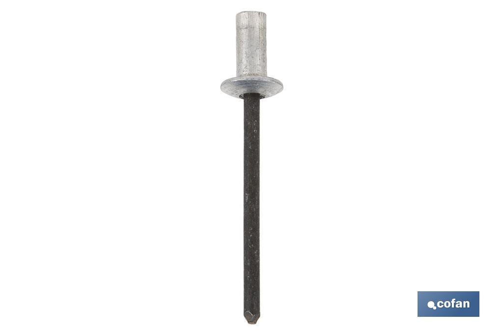 REMACHE ALUMINIO ESTANCO 4 X 15 MM 1 REMACHE ALUMINIO ESTANCO 4 X 15 MM