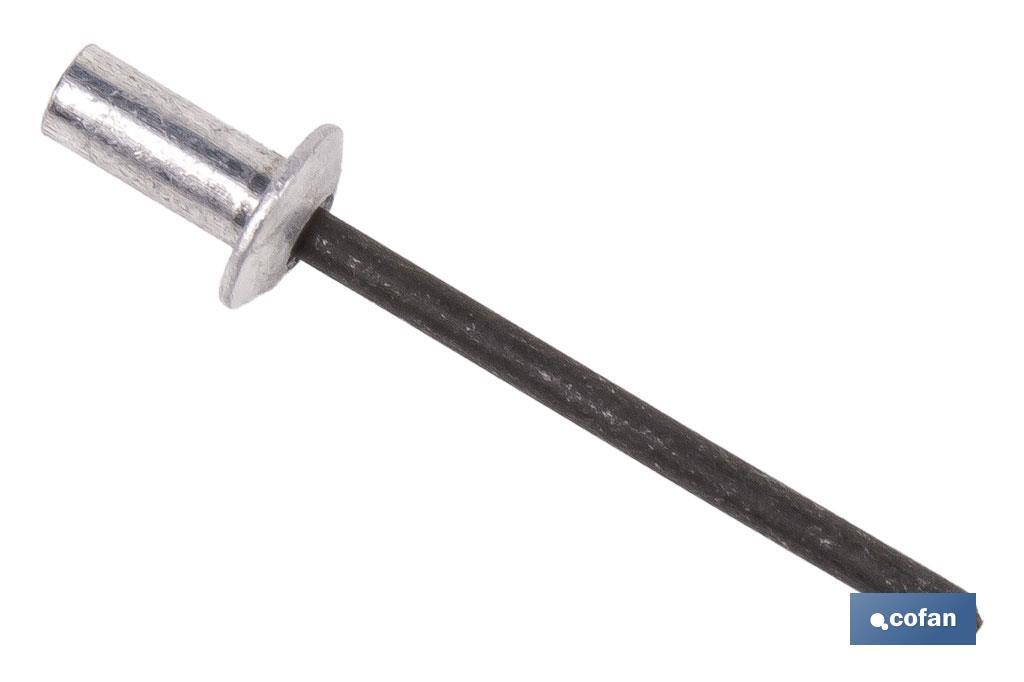 REMACHE ALUMINIO ESTANCO 4,8 X 12,5 MM 3 REMACHE ALUMINIO ESTANCO 4,8 X 12,5 MM - Imagen 3