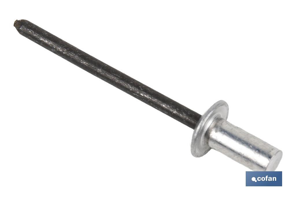 REMACHE ALUMINIO ESTANCO 4 X 15 MM 4 REMACHE ALUMINIO ESTANCO 4 X 15 MM - Imagen 4