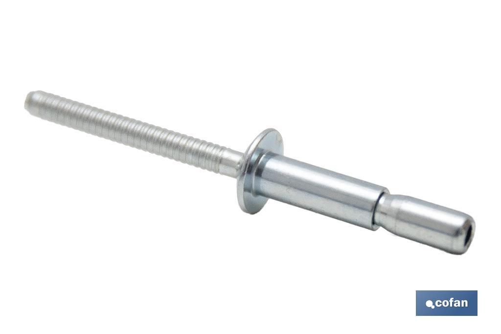 REMACHE ACERO ESTRUCTURAL 6,4 X 20 MM 3 REMACHE ACERO ESTRUCTURAL 6,4 X 20 MM - Imagen 3