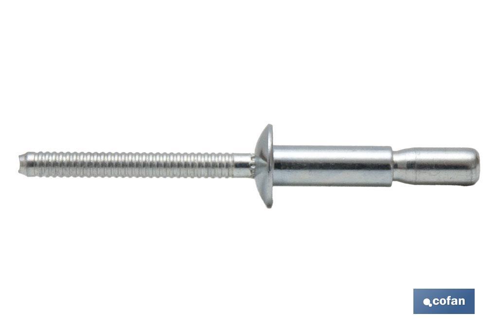 REMACHE ACERO ESTRUCTURAL 6,4 X 20 MM 4 REMACHE ACERO ESTRUCTURAL 6,4 X 20 MM - Imagen 4