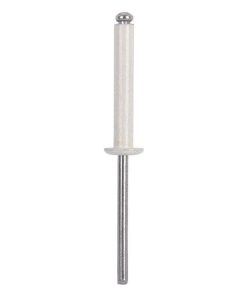 REMACHE ALUMINIO NORMAL BLANCO 4 X 10 MM