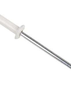 REMACHE ALUMINIO NORMAL BLANCO 4.8 X 12 MM