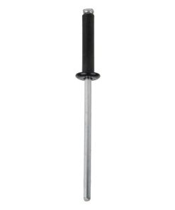 REMACHE ALUMINIO NORMAL NEGRO 4 X 12 MM
