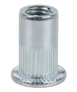 TUERCAS REMACHABLES RANURADAS ANCHAS ACERO M6