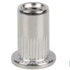 TUERCAS REMACHABLES RANURADAS ANCHAS INOX A-2 M4