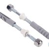 SET 2 PCS PARA SANITARIO WC 5 X 80 ZINCADO