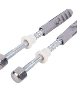 Alternative view of SET 2 PCS PARA SANITARIO WC 5 X 80 ZINCADO