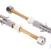 SET 2 PCS PARA SANITARIO WC 5 X 80 LATÓN