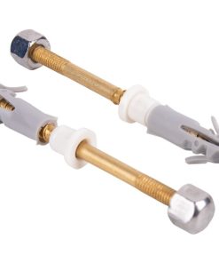 SET 2 PCS PARA SANITARIO WC 5 X 80 LATÓN