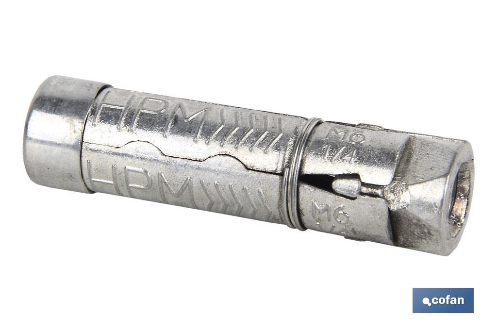 CUERPO ANCLAJE ZAMAK HPM M-8x50 2 CUERPO ANCLAJE ZAMAK HPM M-8x50 - Imagen 2