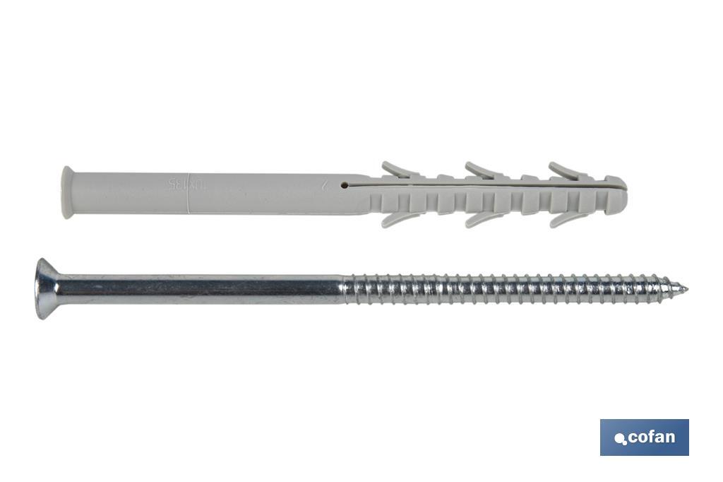 TACO LARGO DE GOLPE CON TORNILLO TORX Ø10 X 120 MM 1 TACO LARGO DE GOLPE CON TORNILLO TORX Ø10 X 120 MM