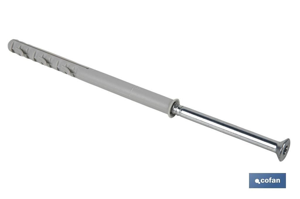 TACO LARGO DE GOLPE CON TORNILLO TORX Ø10 X 140 MM 2 TACO LARGO DE GOLPE CON TORNILLO TORX Ø10 X 140 MM - Imagen 2