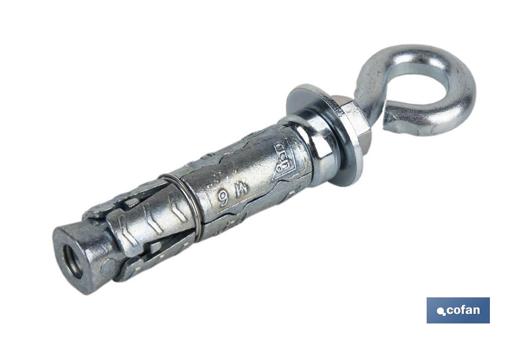 ANCLAJE ZAMAK HPM M10 X 56 CON ARGOLLA Venta unitaria 3 ANCLAJE ZAMAK HPM M10 X 56 CON ARGOLLA Venta unitaria - Imagen 3