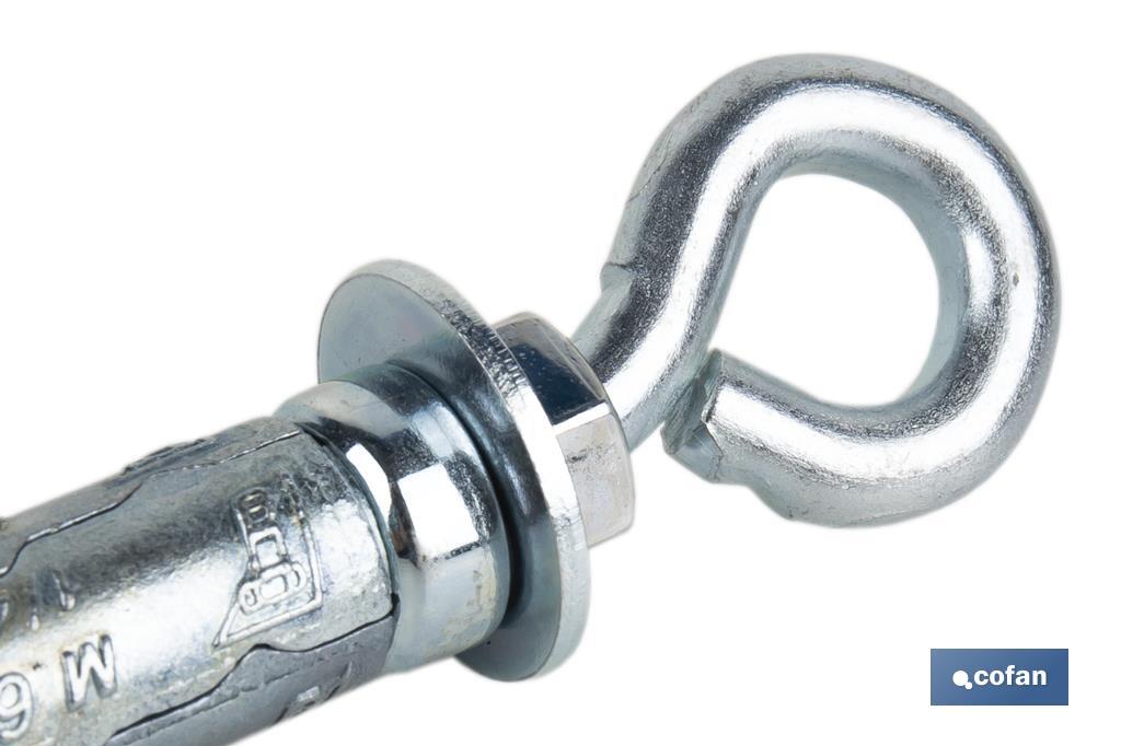 ANCLAJE ZAMAK HPM M10 X 56 CON ARGOLLA Venta unitaria 4 ANCLAJE ZAMAK HPM M10 X 56 CON ARGOLLA Venta unitaria - Imagen 4