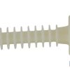 TACO BRIDAS TALADRO COLOR BLANCO 6 MM 3 TACO BRIDAS TALADRO COLOR BLANCO 6 MM