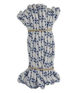 MADEJA CUERDA TRENZADA POLI 6MM 10M BLANCO