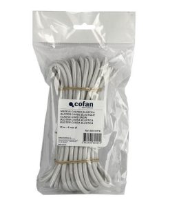 MADEJA CUERDA ELÁSTICA 10MM 10M BLANCO