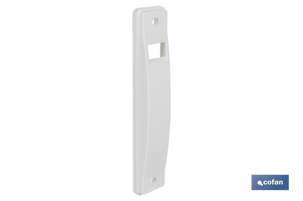 EMBELLECEDOR BLANCO RECOGEDOR PERSIANA 20 MM 1 EMBELLECEDOR BLANCO RECOGEDOR PERSIANA 20 MM