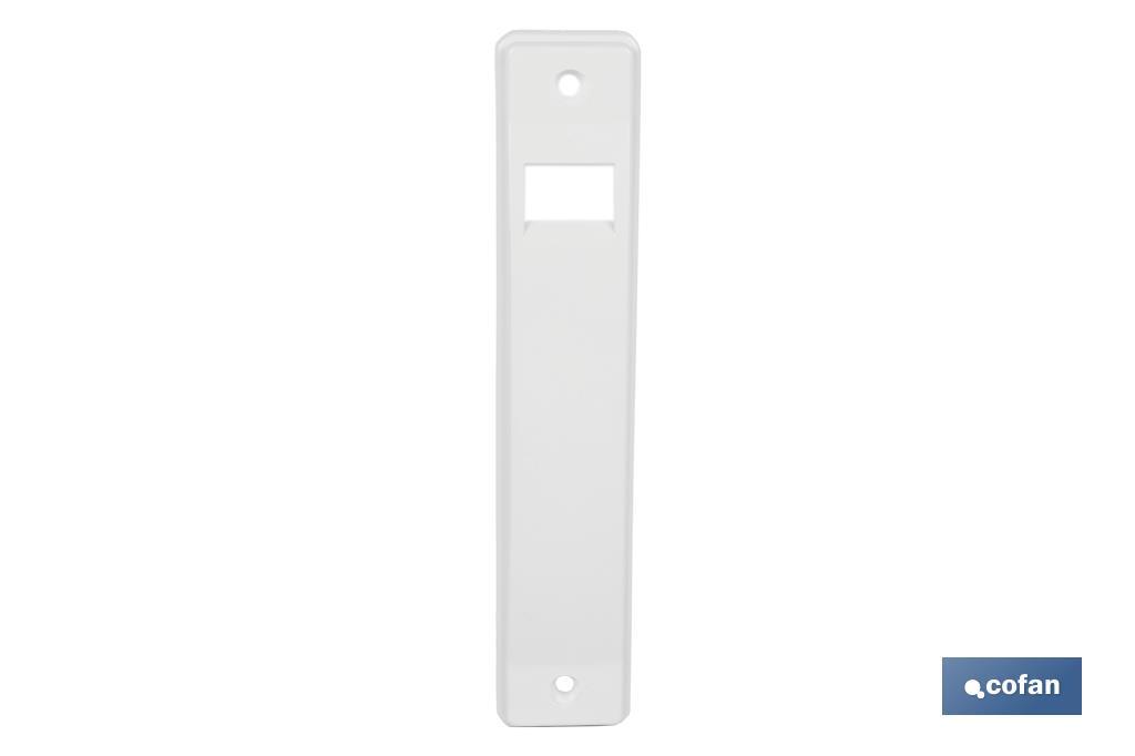 EMBELLECEDOR BLANCO RECOGEDOR PERSIANA 20 MM 2 EMBELLECEDOR BLANCO RECOGEDOR PERSIANA 20 MM - Imagen 2