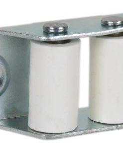 PASACINTAS METÁLICO CON RODILLO DE NYLON 21X50 MM VENTA UNITARIA