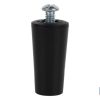 TOPE PERSIANA 40 MM NEGRO CON TORNILLO M-6 VENTA UNITARIA 6 TOPE PERSIANA 40 MM NEGRO CON TORNILLO M-6 VENTA UNITARIA
