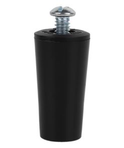 TOPE PERSIANA 40 MM NEGRO CON TORNILLO M-6