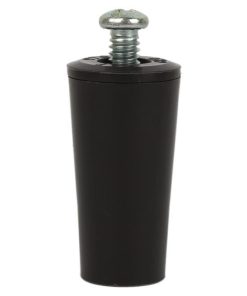 TOPE PERSIANA 40 MM MARRÓN CON TORNILLO M-6 VENTA UNITARIA