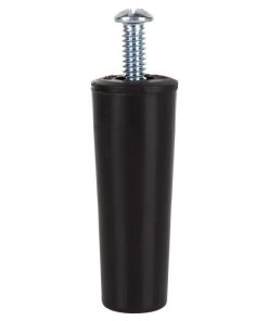 TOPE PERSIANA 60 MM MARRÓN CON TORNILLO M-6 VENTA UNITARIA