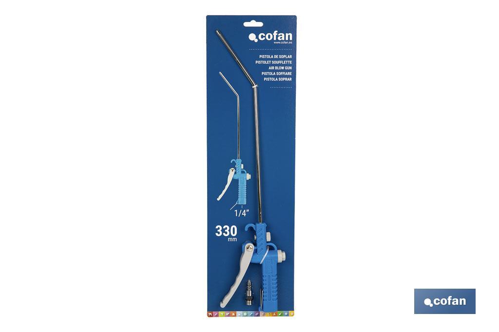 PISTOLA SOPLAR PLASTICO LARGA 330MM 3 PISTOLA SOPLAR PLASTICO LARGA 330MM - Imagen 3
