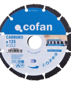 DISCO ESPECIAL DE CARBURO PARA MATERIALES BLANDOS Ø125X1 MM