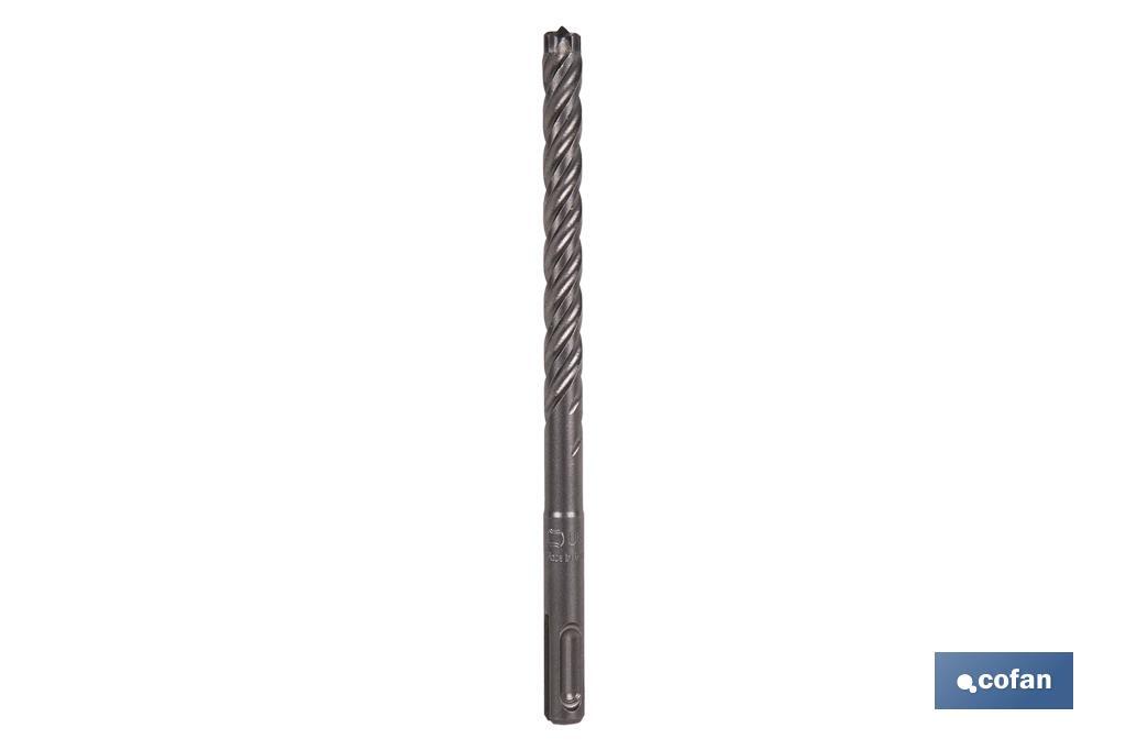 BROCA SDS PLUS PARA HORMIGÓN ARMADO 06 X 265 MM 1 BROCA SDS PLUS PARA HORMIGÓN ARMADO 06 X 265 MM