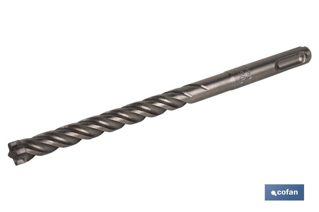 BROCA SDS PLUS PARA HORMIGÓN ARMADO 06 X 265 MM 4 BROCA SDS PLUS PARA HORMIGÓN ARMADO 06 X 265 MM - Imagen 4