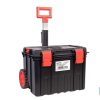 CAJA DE HERRAMIENTAS HEAVY DUTY CON ASA TELESCÓPICA Y RUEDAS 530 x 355 x 390 MM