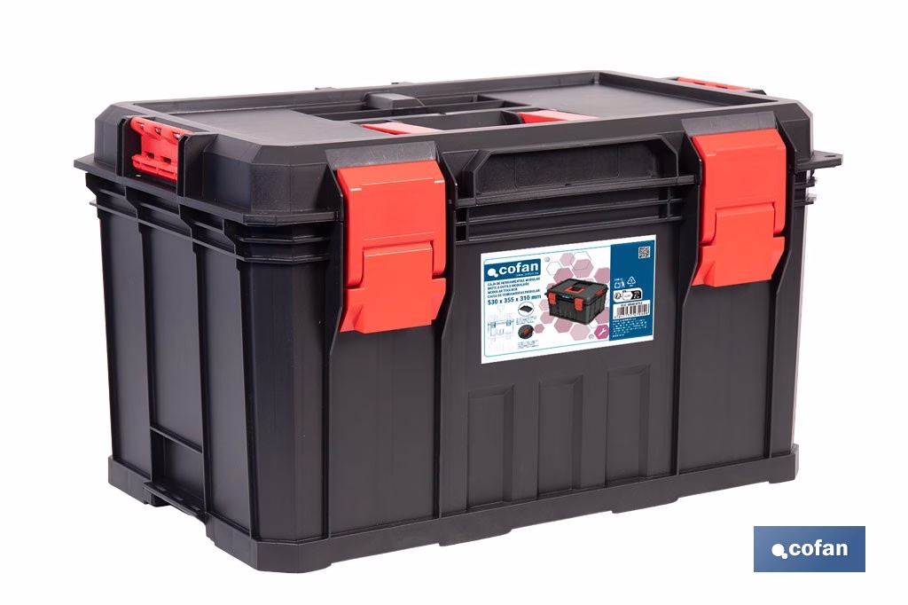 CAJA DE HERRAMIENTAS MODULAR CON SEPARADORES