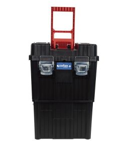 Alternative view of CAJA DE HERRAMIENTAS COMPACT CON DOBLE ASA Y RUEDAS 450 X 360 X 640 MM