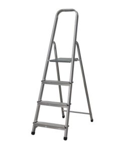 ESCALERA ALUMINIO 4 PELDAÑOS Y 0,89 M ALTURA ÚTIL