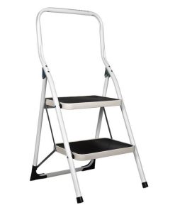 ESCALERA DOMÉSTICA ACERO 2 PELDAÑOS ALTURA 46 CM