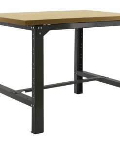 BANCO DE TRABAJO MADERA ANTRACITA L-1200 MM