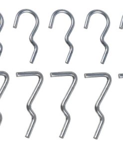 SET 10 GANCHOS SIMPLES PARA PANEL DE HERRAMIENTAS