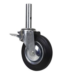 RUEDA GIRATORIA ANDAMIO C/FRENO 200 X 46 MM TUBO MACHO