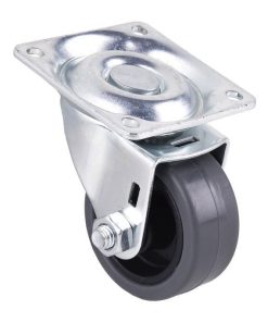 RUEDA GOMA/GRIS PLACA Ø40X18MM 6 RUEDA GOMA/GRIS PLACA Ø40X18MM