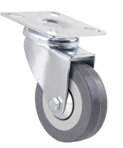 RUEDA GOMA/GRIS PLACA Ø65X21MM Venta unitaria