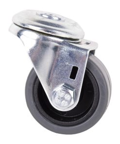 RUEDA GOMA/GRIS PASANTE Ø40X18MM Venta unitaria