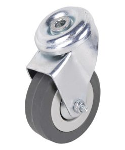 RUEDA GOMA/GRIS PASANTE Ø60X22MM Venta unitaria