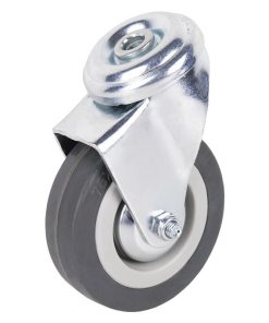 RUEDA GOMA/GRIS PASANTE Ø75X22MM Venta unitaria