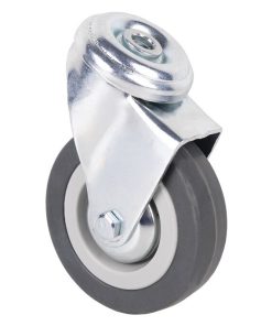 RUEDA GOMA/GRIS PASANTE Ø75X22MM Venta unitaria 6 RUEDA GOMA/GRIS PASANTE Ø75X22MM Venta unitaria