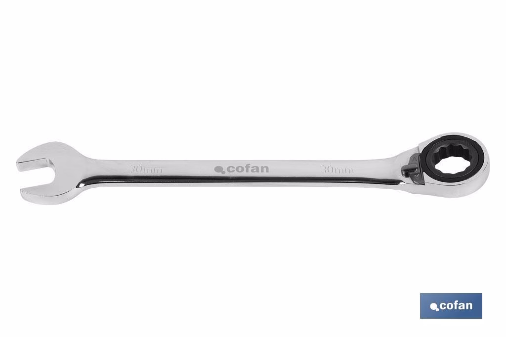 LLAVE COMBINADA CARRACA REVERS. 19MM - Imagen 4