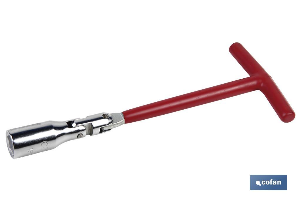 LLAVE DE BUJIA ARTICULADA 21x240-(13/16) 1 LLAVE DE BUJIA ARTICULADA 21x240-(13/16)